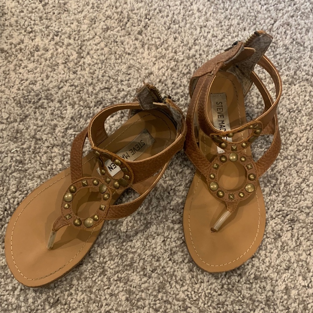 Steve Madden Brown Sandals for Women/Girls